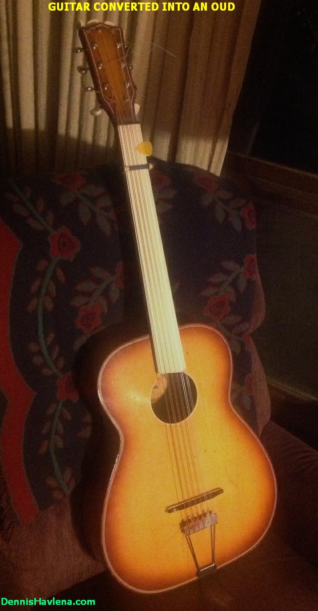 NEW - Convert a 6 or 12 string guitar to an Oud quite simply